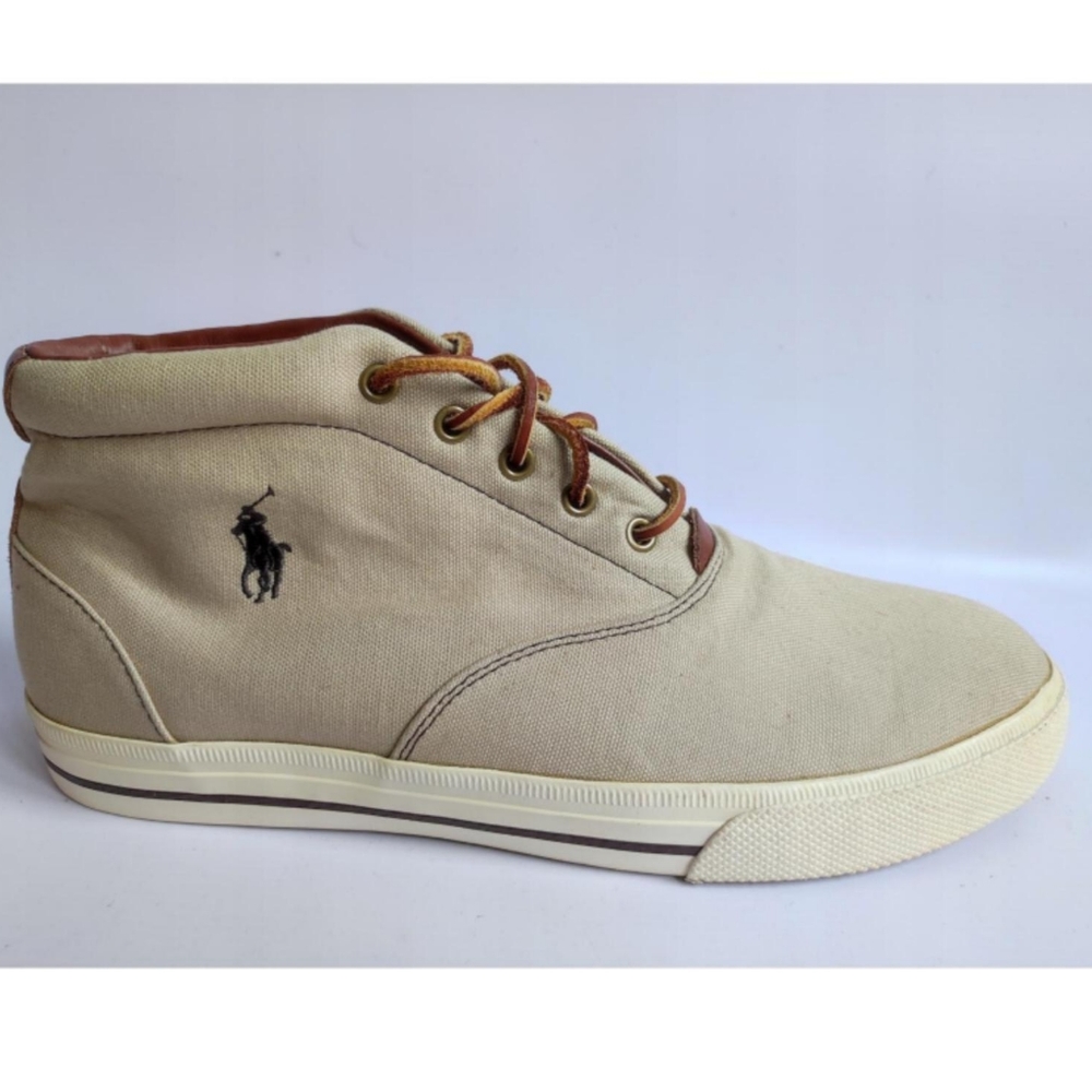 Polo Ralph Lauren Men's Canvas Mid Sneaker Boot, Size 12D